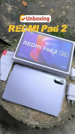 Unboxing the new REDMI Pad 2 4G tablet 📦✨️ Large screen + 4G is it suitable or not? #RedmiTablet ...