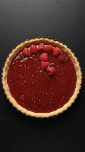 🍓 Making a Delicious Raspberry Pie | Easy Step-by-Step Recipe 🥧