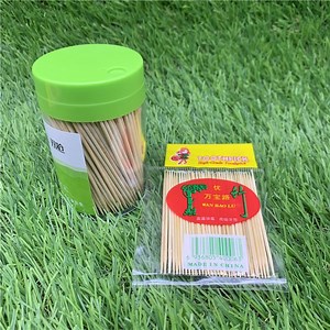 [Hot Item] Bamboo Wooden Toothpicks Wood Round Single-Point Teeth Tooth Picks