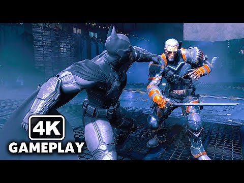 Batman vs Deathstroke Epic Fight - Batman Arkham Origins (4K 60FPS)