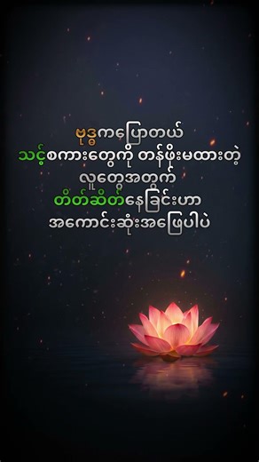 ဗုဒ္ဓ စကား၊ ဗုဒ္ဓ ဓမ္မ ဘဝသင်ခန်းစာများ