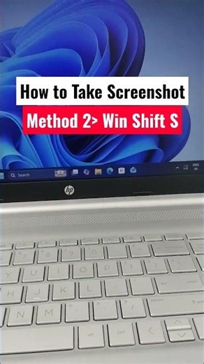 How to Take a Screenshot on Laptop | Windows Key + Shift + S 💻 #shorts #windowstips