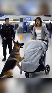313K views · 1.2K reactions | Luna the service dog leapt at the baby stroller without warning, and the mother's desperate reaction set the scene for a shocking revelation that left everyone in the terminal stunned...  The mother’s panic was nothing compared to what Luna uncovered beneath the blanket. | Prank Forema | Facebook