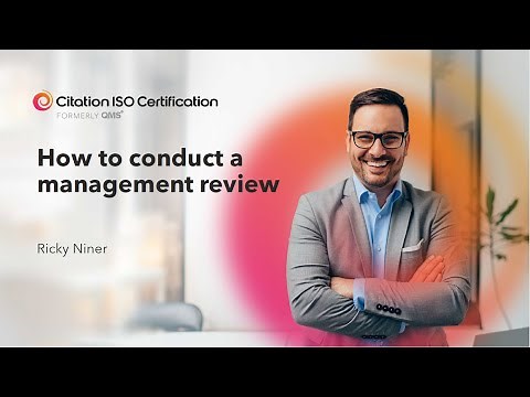 How to conduct a management review