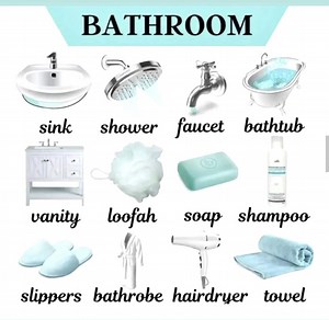 Bathroom Vocabulary | Sophai Creator Share