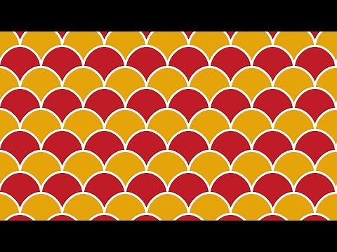 Seamless Fish Scale or Fan Pattern in Inkscape