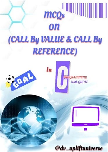 MCQs(call by value & call by reference)|#programmingshorts #trendingshorts #viral #questionanswer