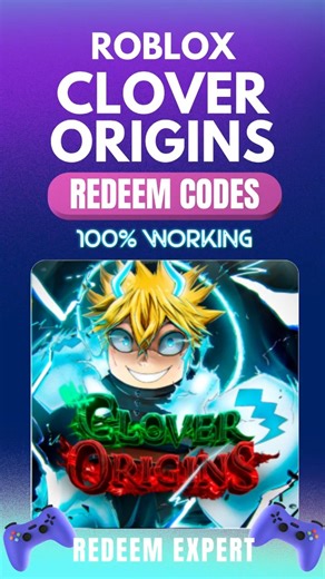 Roblox Clover Origins Codes | Clover Origins Redeem Codes #cloverorigins