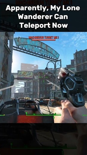 My Lone Wanderer can teleport - Fallout 4. #shorts #fallout4 #fallout