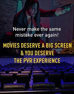 44 reactions | Stop yourself from making the same mistakes! Book your tickets instantly on the #PVRApp and treat yourself to a safe and incredible experience. #BackAtPVR #MoviesOnlyAtPVR | PVR CINEMAS | Facebook