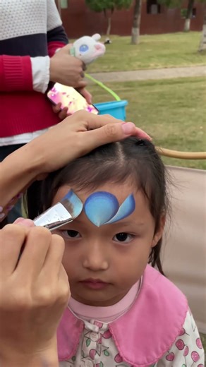 🌸 Beautiful face painting tutorial #art #painting #face painting #face art