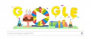 Ruota della fortuna per il compleanno di Google: ecco il doodle per 19 anni di ricerche e record