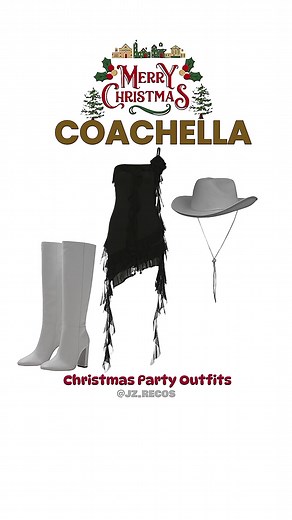 Stylish Coachella and Christmas Party Outfit Ideas