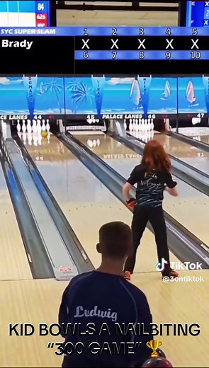 Young Kid Bowls a Nailbiting 300 Game