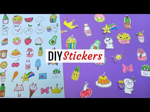 DIY Stickers Easy | How to make Stickers at home | Tutorial Stickers| Liam Channel
