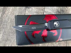 Microtech Ultratech Black Tactical 123-1T