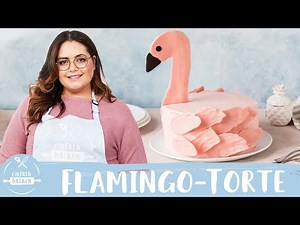 Flamingo-Torte selber machen | Flamingo Kuchen 🦩😋 😍 I Einfach Backen