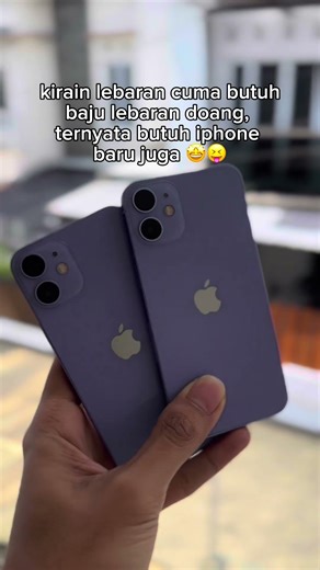 kecil mungil enak di genggam yaa iphone 12 mini ini 😍