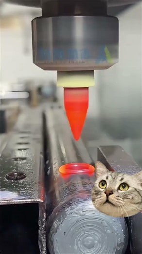 Wiercenie na gorąco #nauka #fizyka #technika