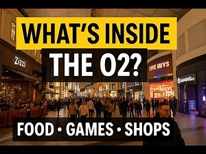 Step Inside The O2 London – Restaurants, Gaming & Outlet Shops Tour with Lofi Vibes