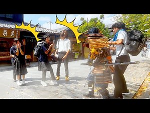 #67 SAMURAI Mannequin Prank in Kyoto Japan | Japanese shogun prank for traveler at Kiyomizu Temple