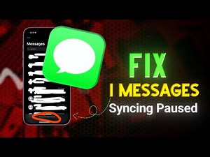 How to Fix Syncing Paused on iPhone iOS iMessage setting
