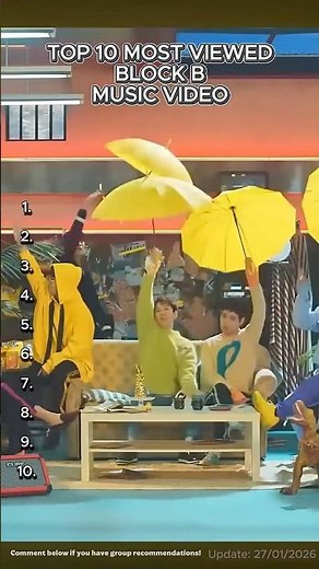 BLOCK B_TOP 10 MOST VIEWED MUSIC VIDEO #블락비 #blockb #shorts #블락비