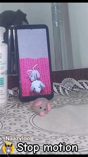 #shorts,“Escape of the Toy Mice from Mobile to Laptop Screen! | Naazyloo Stop Motion”