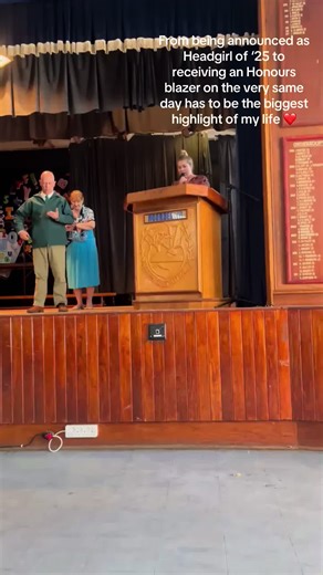 Headgirl 2025 Announcement and Honours Blazer Moment