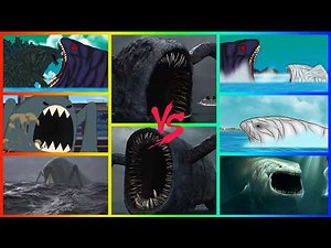 Infected Sky vs The Bloop vs Sea Eater vs Godzilla | Coffin Dance Tiles Hop Battle