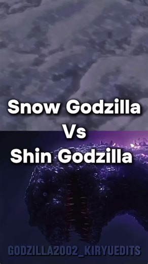 Snow Godzilla #vs Shin Godzilla #godzilla #kaiju #1v1 #shingodzilla #snowgodzilla #shingodzilla2016 #battle