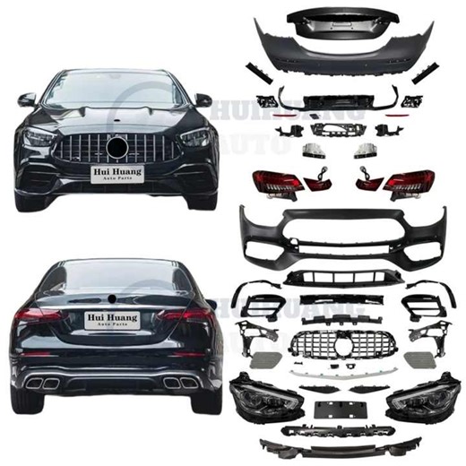 For W213 Change to E63S AMG Style Body Kit Include Car Bumpers for Mercedes benz E Class W213 2016-2020