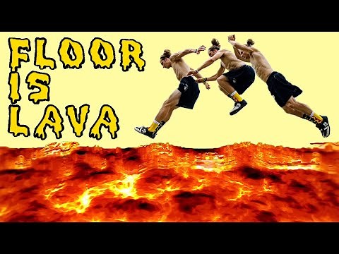 Floor Is Lava - In A Parkour Gym! (Bob Reese At Motive)