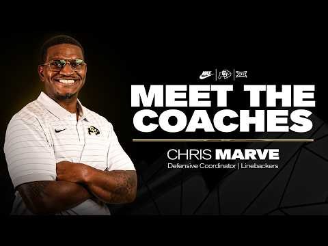 Meet Coach Chris Marve | Colorado Football's New Defensive Coordinator