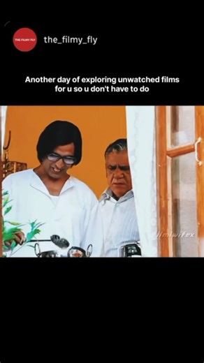 THE FILMY FLY on Instagram: "This video features a comedic scene from the Bollywood film Action Replayy, featuring Akshay Kumar and Om Puri. The clip starts with a flashback where Om Puri gives Akshay Kumar ten rupees for household expenses, strictly warning him not to damage his roses. ​The scene then cuts to a tense confrontation where Om Puri angrily asks about the missing roses. Akshay hilariously explains he made Gulkand out of them and fed it to a bull. The dialogue escalates into a witty