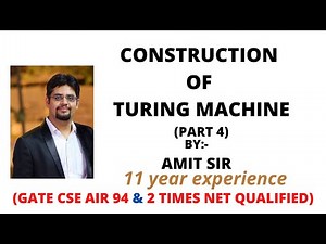 CONSTRUCTION OF TURING MACHINE 4