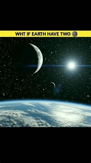 Wht If Earth Have Two Moons #shorts #facts