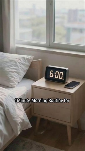 1-Minute Morning Routine for Busy People