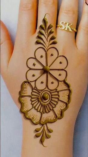 Arabic Mehndi design | Simple mehndi designs | Very Beautiful mehndi designs #mehndi #skmehndi