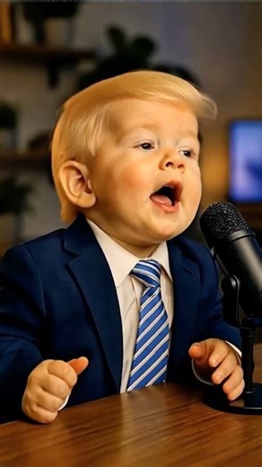 Baby Donald DOUBLES DOWN on Owning Greenland 😂❄️#BabyDonald #ViralComedy
