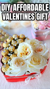 3.1M views · 113K reactions | The pink box was made using a @dollartree tin! Easy and Affordable Valentine’s day Floral Arrangement! Credit: @byrubbia #dollartree #dollartreediy #dollartreefinds #dollartreehaul #dollartreediys #valentinesdaydecor #valentinesdaydecor #valentinesdaydiy | BargainBethany | Facebook