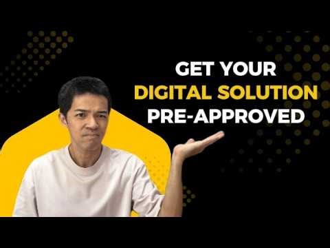 How To Get Your Digital Solution Pre-Approved (Step-By-Step) | IMDA's SME Go Digital Programme