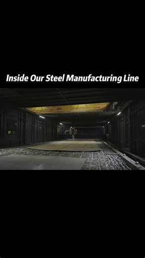 Our latest reel takes you onto the factory floor where advanced machines transform raw steel into robust beams and components. #SteelFactory #fyp | Huizhou Dongyi Steel Structure Co., Ltd.