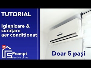 Igienizare și curățare aer condiționat în câteva minute | Tutorial | Prompt Service Clima