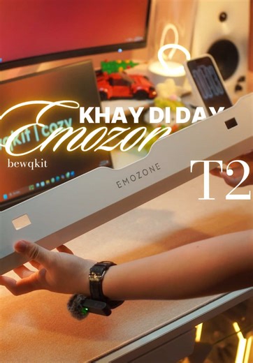 Khay đi dây nhanh gọn đến từ emozone#emozone #khaydiday #decor #setup #xuhuong