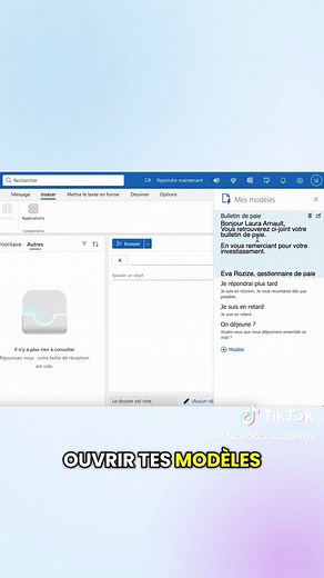 Créer un modèle d’e-mail rapide sur Outlook