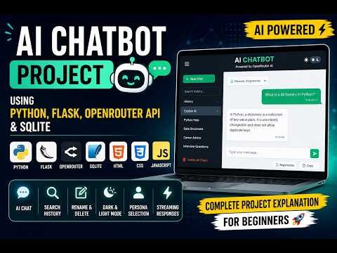 AI Chatbot Project Using Python & Flask 🤖 | OpenRouter API | SQLite | AI Project