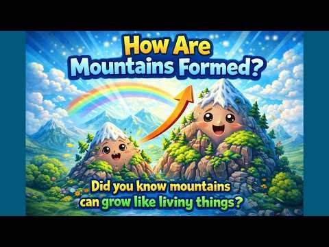 Did you know mountains can grow like living things? #mountainformation #platetectonics #geology