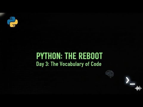 Python Fundamentals 2026: Master Python Terminology #3d