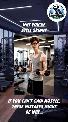 THIS IS WHY YOU'RE STILL SKINNY! #gym #gymtips #fitness